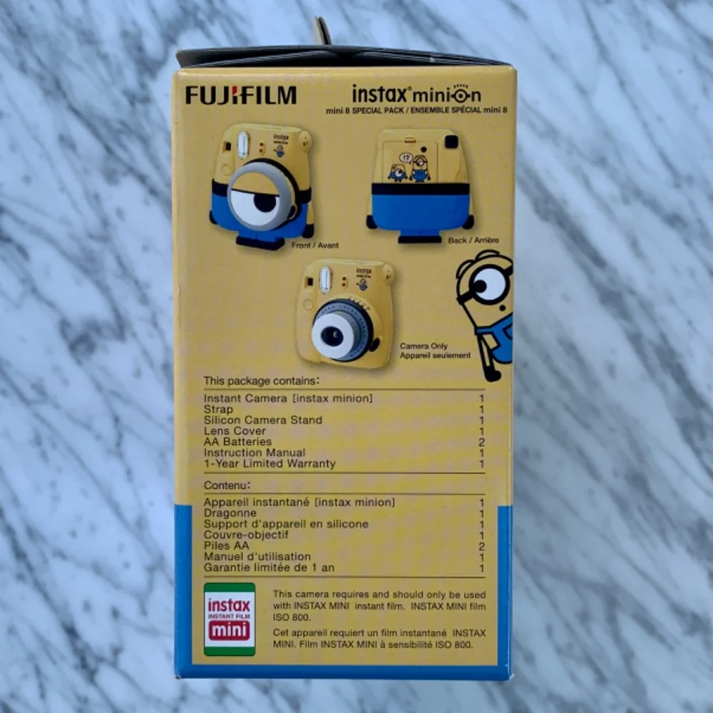 Fujifilm, Instax Mini 8, Minion Instant Photos Film Camera